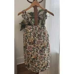 House of Harlow 1960 x REVOLVE Size Small Overall Dress in Ivory Tapestry Floral